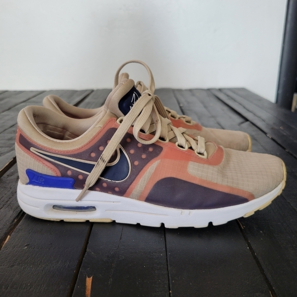 Nike Air Max Zero Si Oatmeal Women's 7 Casual Sneakers Training Shoes Athletic